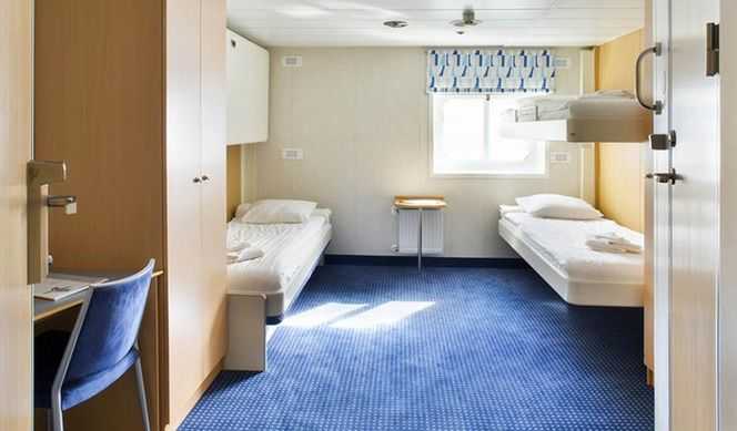 Le bateau obéit aux meilleurs standards hôteliers et toutes les cabines disposent de lits bas.